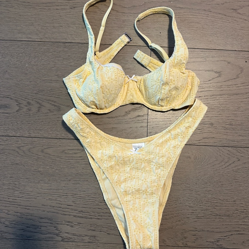 Wild Fable Yellow Bikini Set
